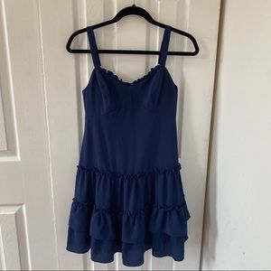 Lilly Pulitzer navy blue Gracey dress size 0
